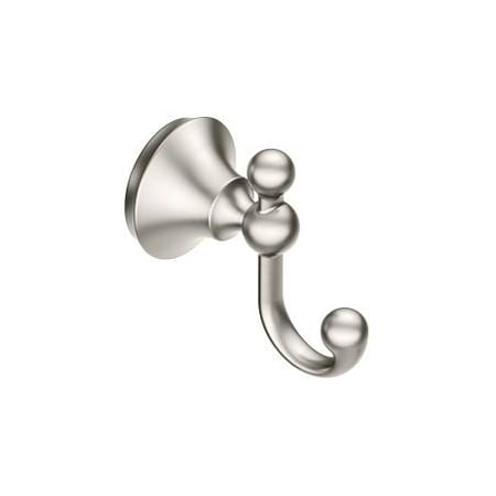 Moen Wynford Double Robe Hook Bn YB5203BN